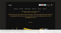 Desktop Screenshot of inlys.dk